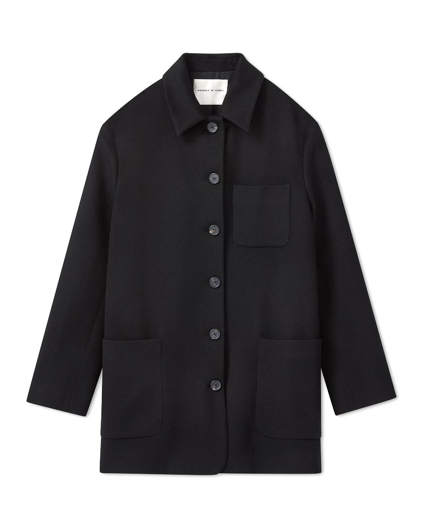 Amaia Jacket in Cashmere, Black – Veronica De Piante