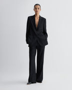 Sebastian Jacket in Silk, Black - Veronica De Piante