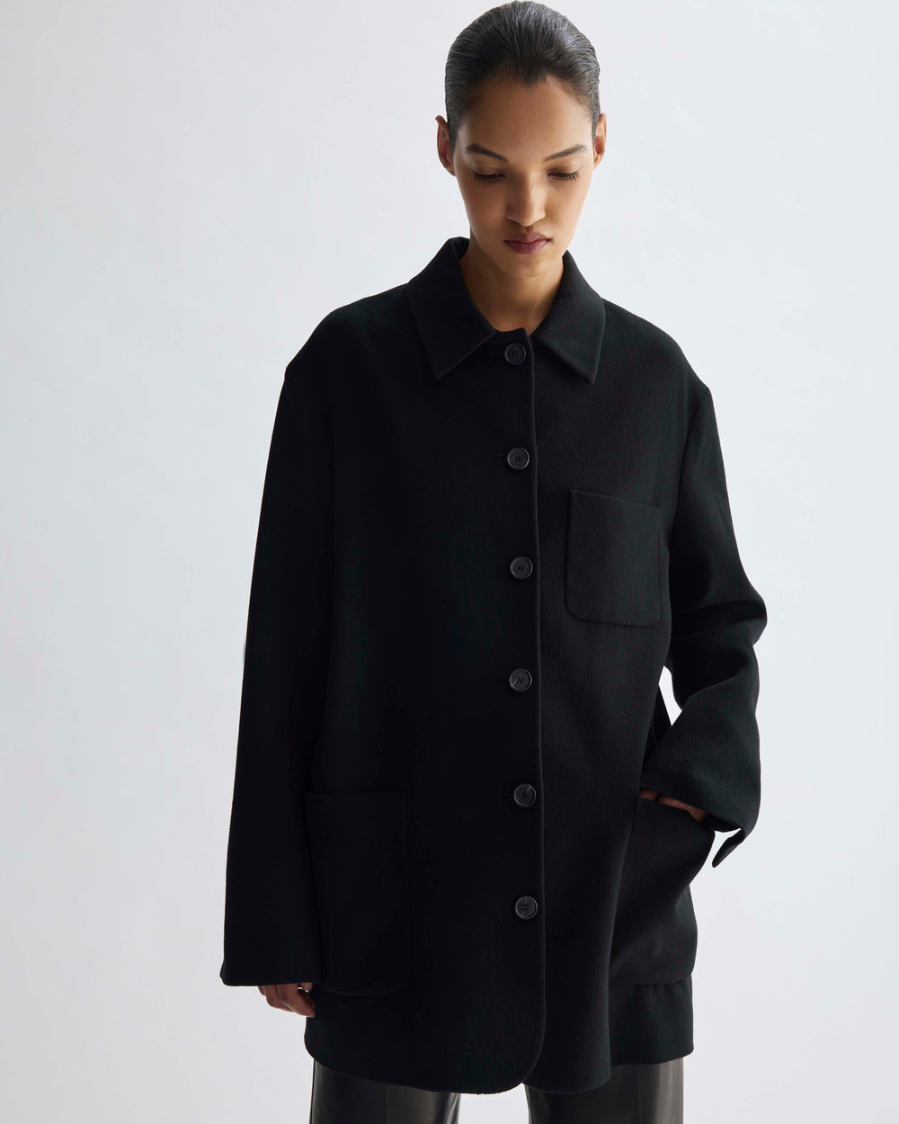 Amaia Jacket in Cashmere, Black