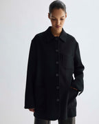 Amaia Jacket in Cashmere, Black - Veronica De Piante