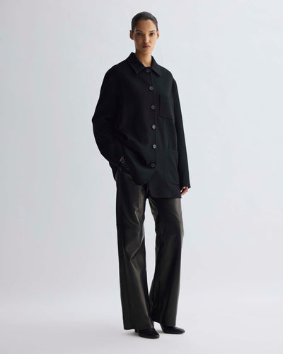 Amaia Jacket in Cashmere, Black - Veronica De Piante