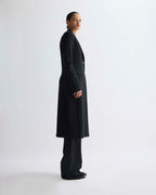 Freya Coat in Cashmere, Black - Veronica De Piante