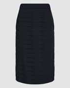 Adela Skirt in Georgette, Black
