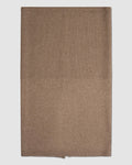 Veronica De Piante Caro Snood in camel wool and cashmere knitwear, soft and cozy for winter wear.