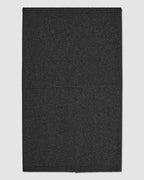 Veronica De Piante Caro Snood in charcoal wool cashmere knitwear, showcasing a cozy, stylish winter accessory.