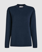 Elara Sweater in Cashmere, Blue