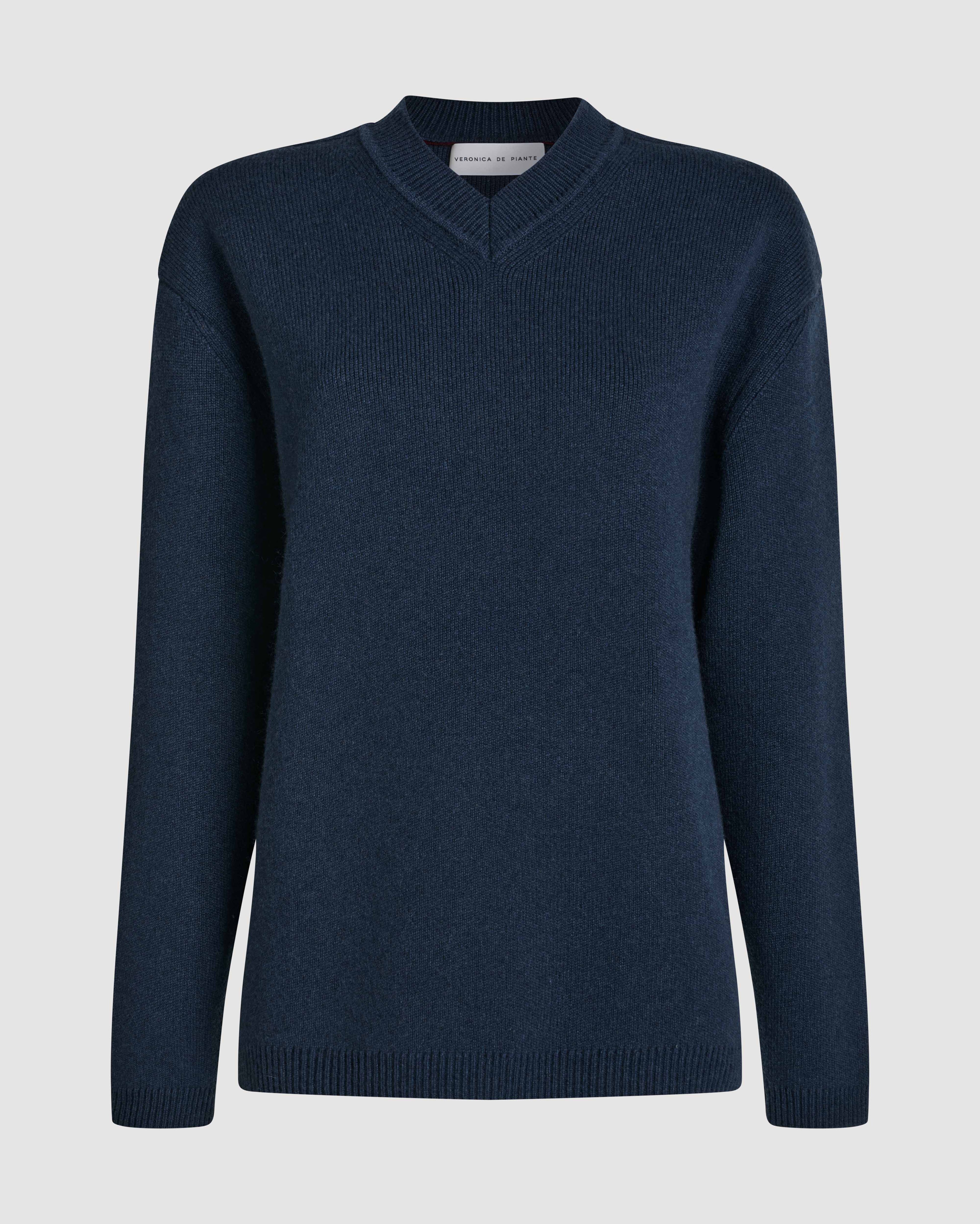 Elara Sweater in Cashmere, Blue