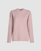 Elara Sweater in Cashmere, Pink