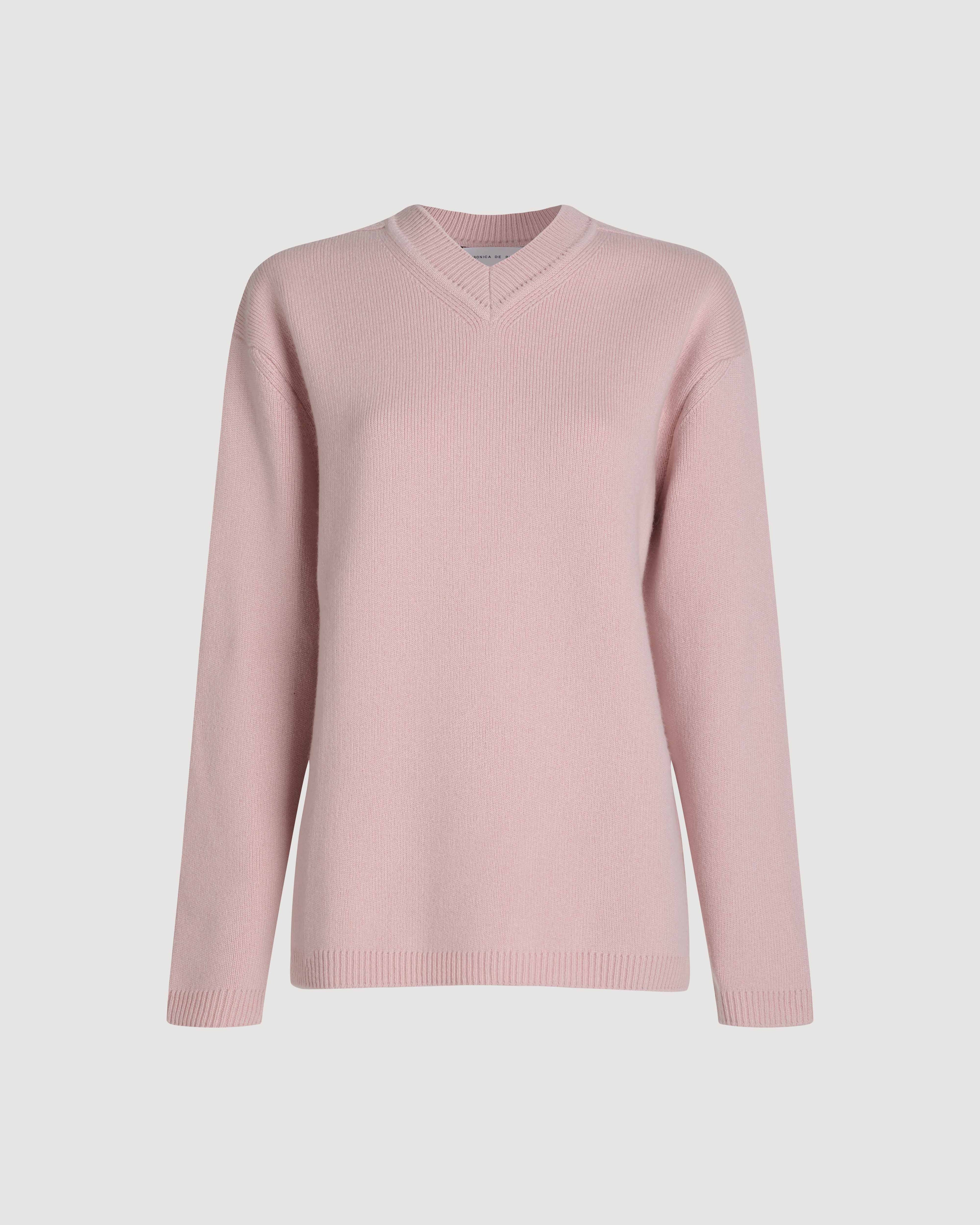 Elara Sweater in Cashmere, Pink
