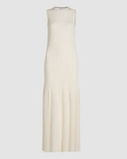 Gabby Dress in Viscose, Off-White