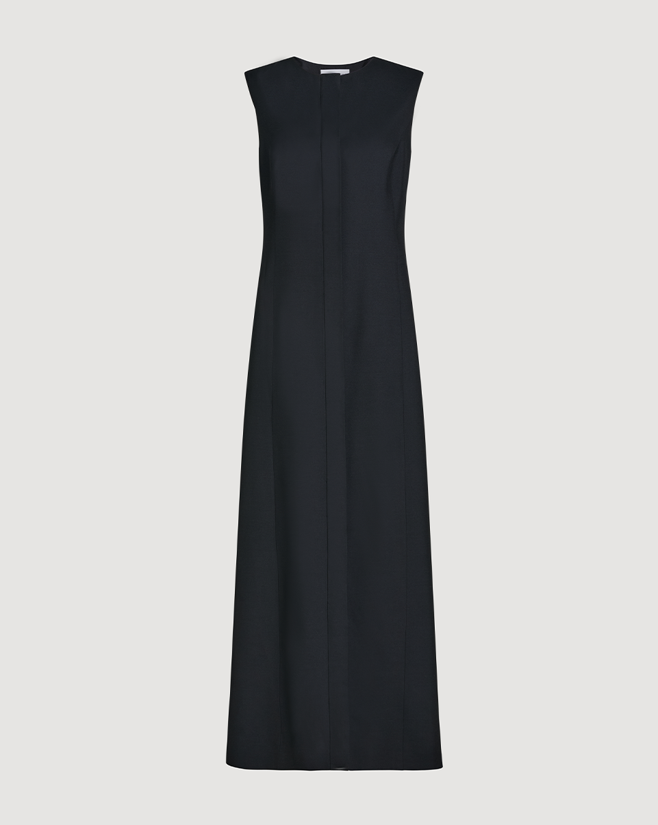 Hana Dress in Silk, Black