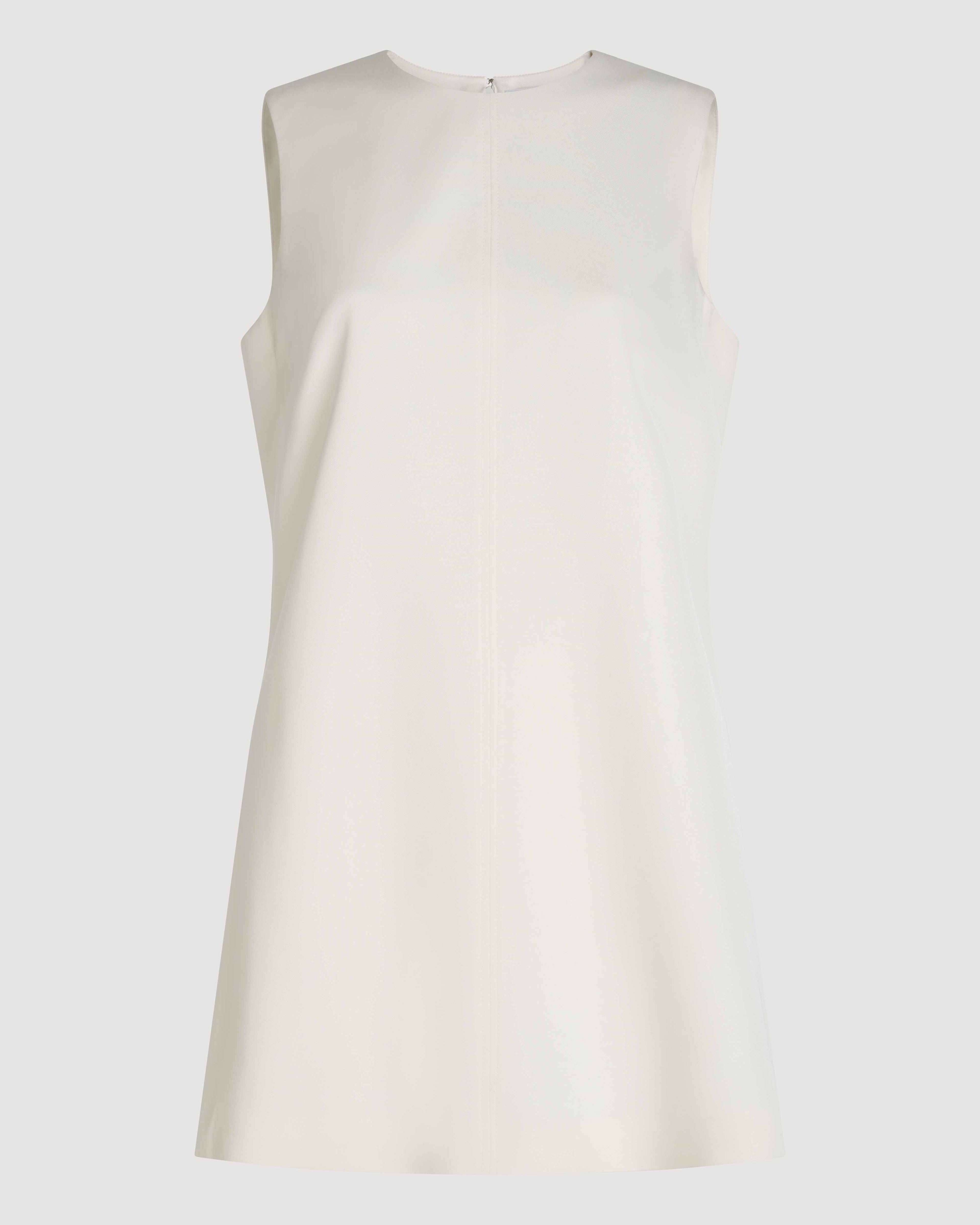 Honor Tunic in Silk, Off-White