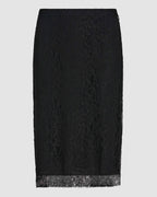 Nola Skirt in Lace, Black