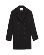 Lucas Coat in Cashmere, Black - Veronica De Piante