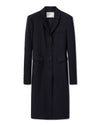 Manon Coat in Starched Wool, Navy