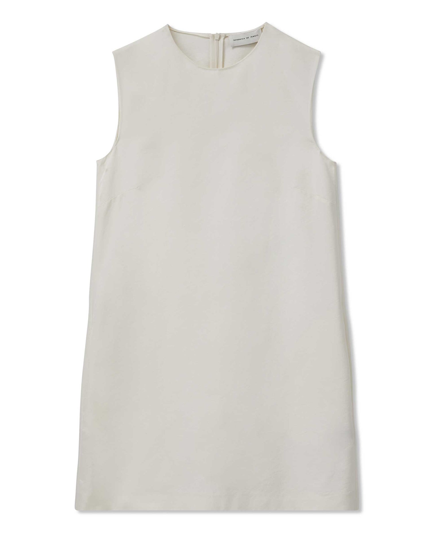 Sienna Dress in Peau De Soie, White