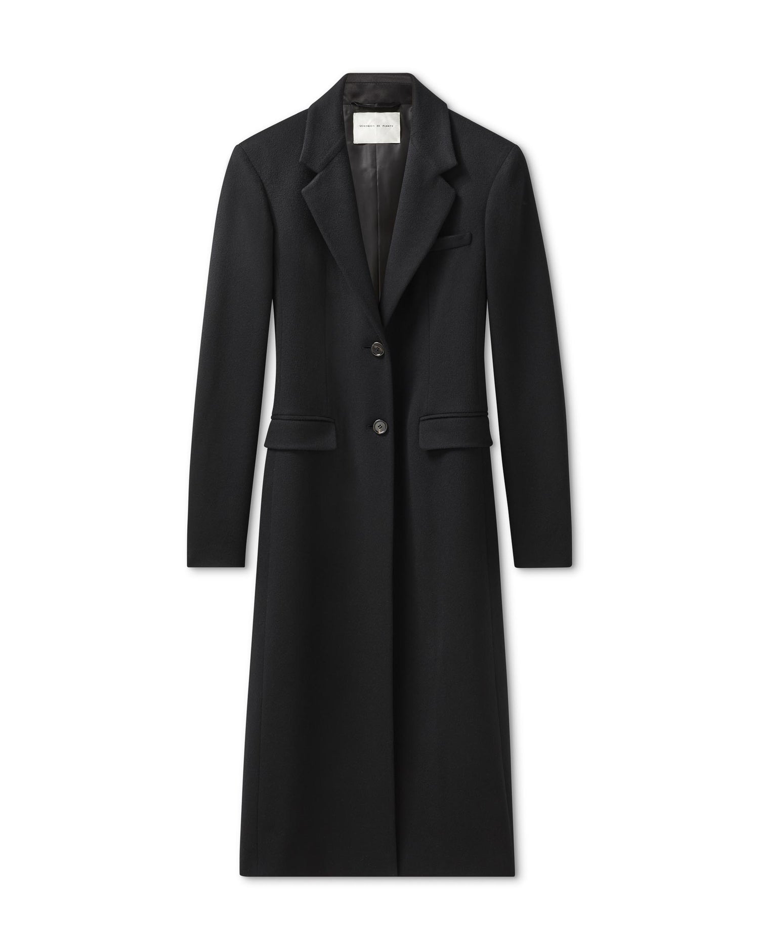 Freya Coat in Cashmere, Black