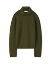 Estella Sweater in Merino Wool, Army Green