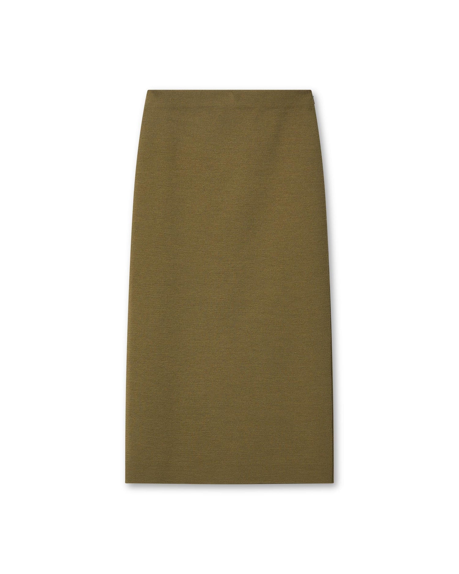 Daphne Skirt in Merino Wool- Army Green