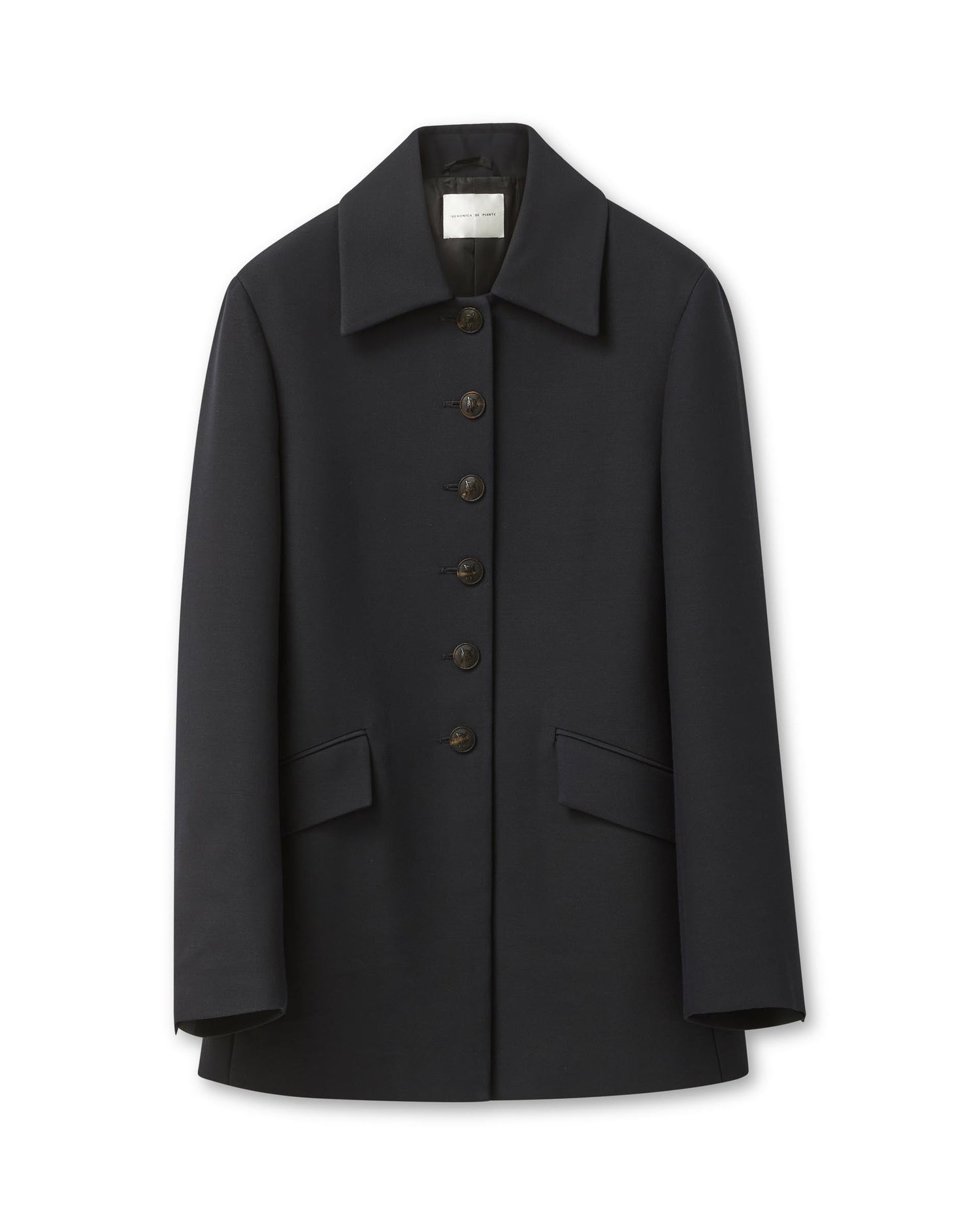 Rebecca Jacket in Wool Viscose- Black