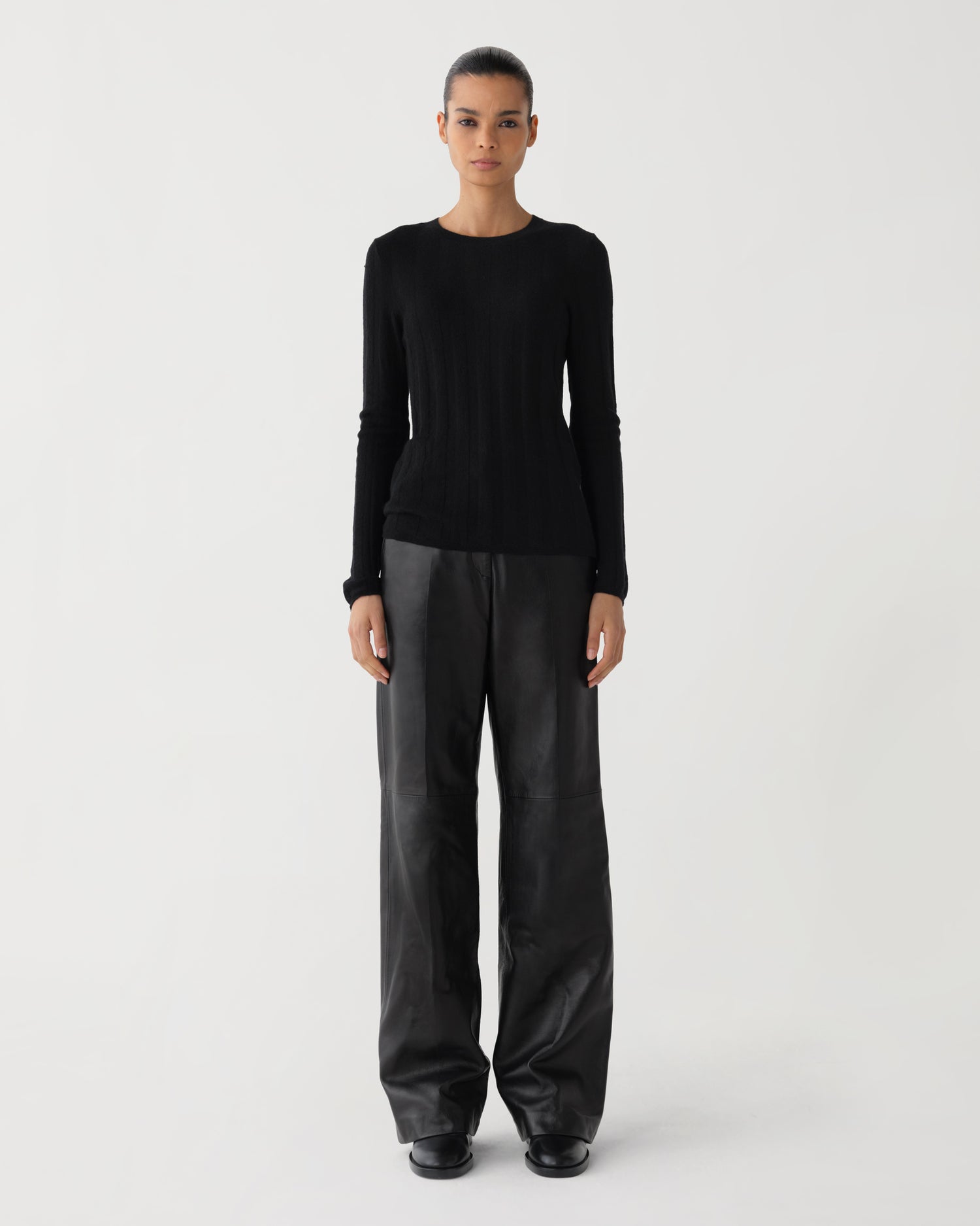 Maya Sweater in Cashmere, Black