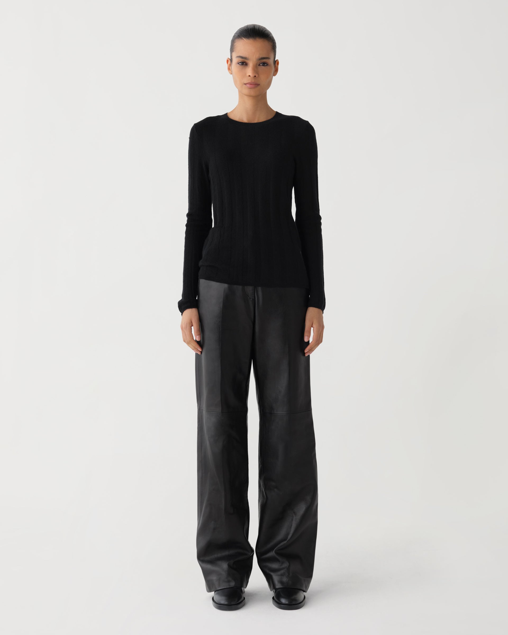 Maya Sweater in Cashmere, Black