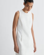 Melodie Dress in Cotton Silk, Off-White - Veronica De Piante