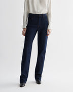 Nico Trousers in Denim, Dark Wash - Veronica De Piante