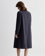 Heather Coat in Technical Cotton, Plum - Veronica De Piante