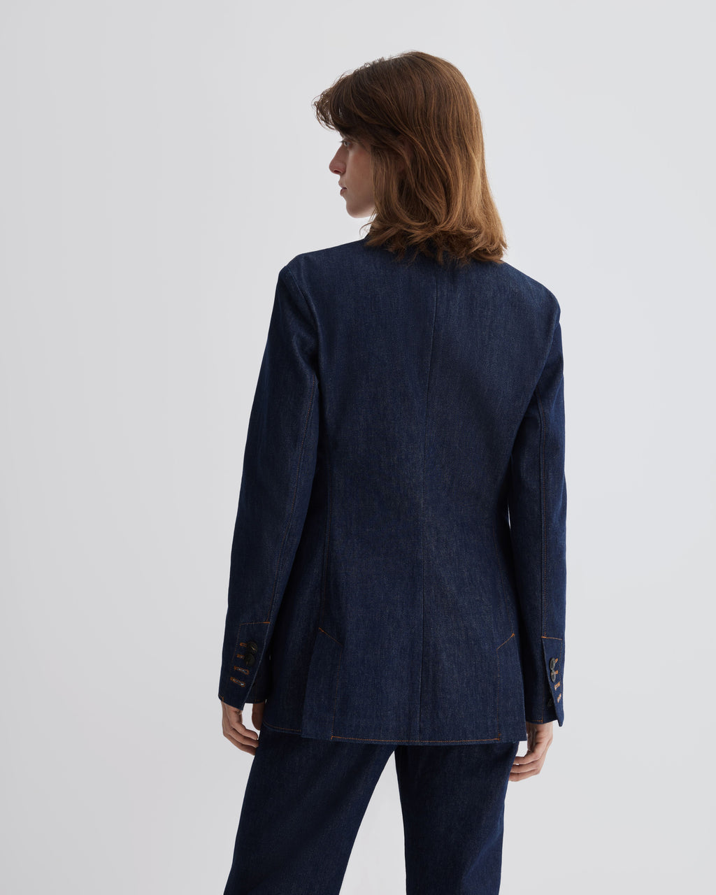 Clea Jacket in Denim, Dark Wash - Veronica De Piante