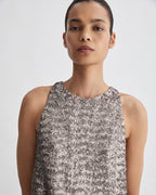 Alizeh Top in Flat Sequins, Champagne - Veronica De Piante