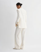 Sebastian Jacket in Silk, Off-White - Veronica De Piante