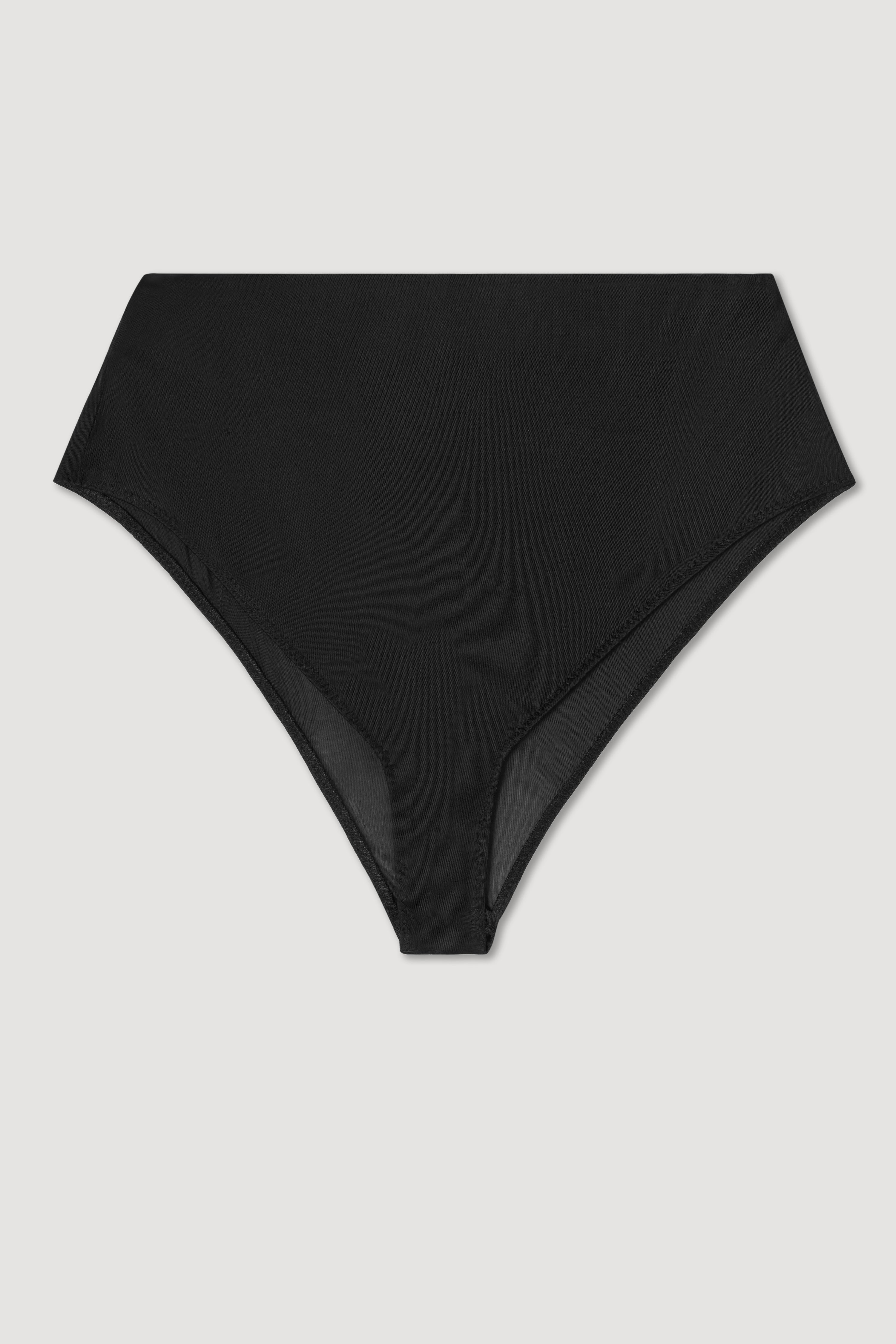 Valerie Bodysuit in Gathered Chiffon,  Black