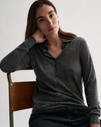 Luna Polo in Cashmere, Grey - Veronica De Piante