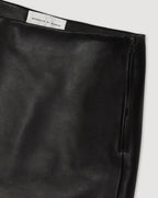 Cecily Skirt in Nappa Leather, Black - Veronica De Piante