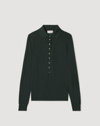 Luna Polo in Cashmere, Emerald Green - Veronica De Piante