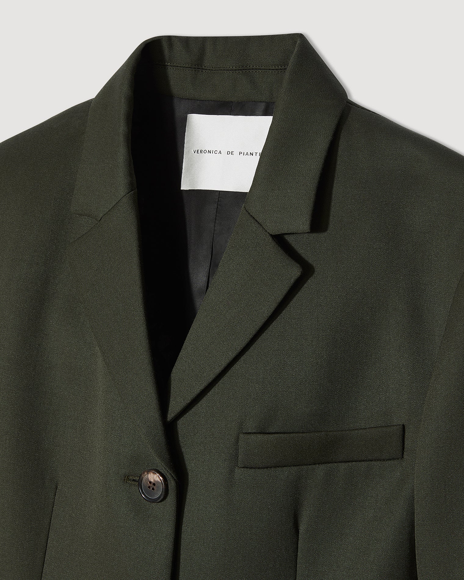 Manon Coat in Wool, Pine Green