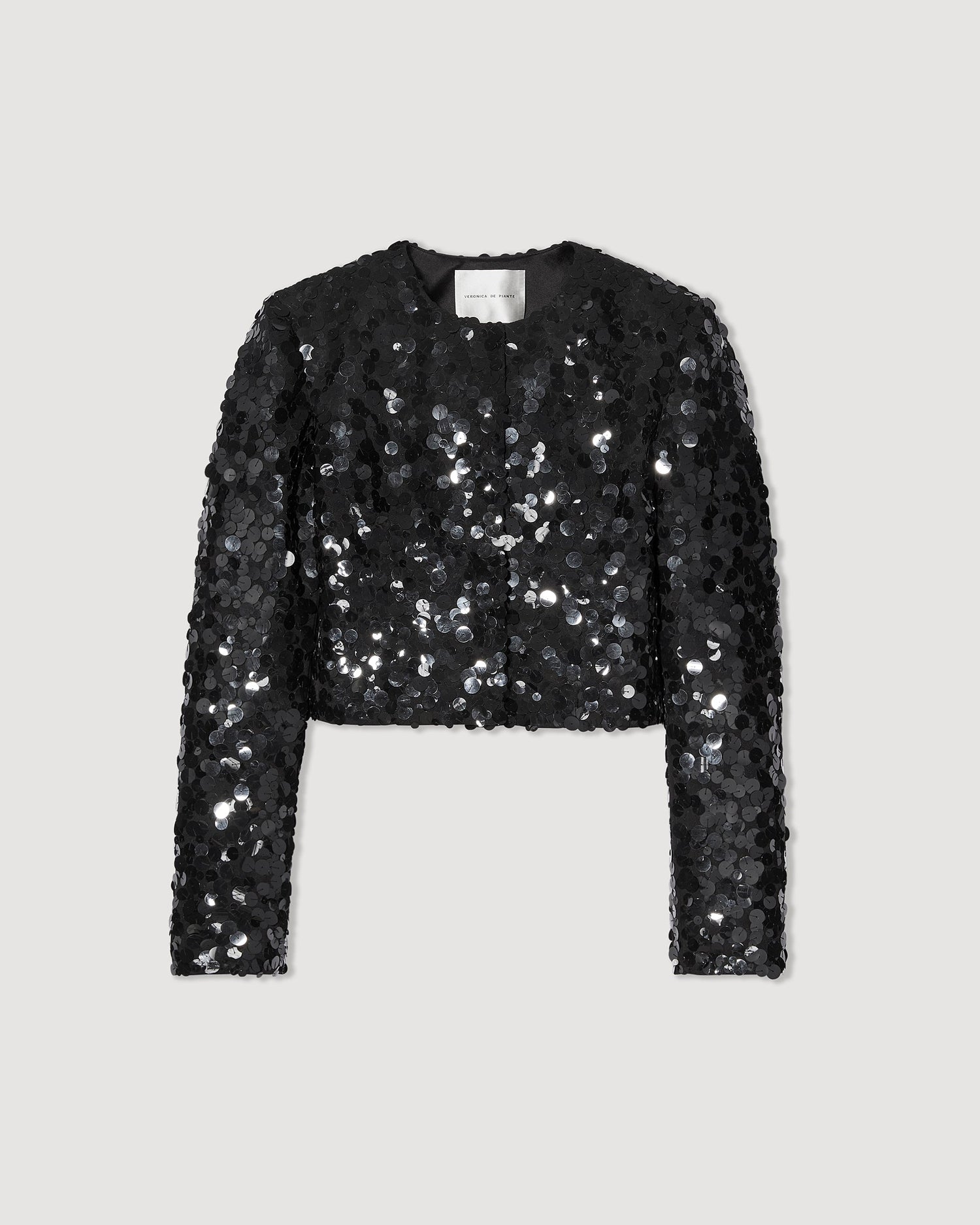 Maeve Jacket in Chaos Sequin, Black