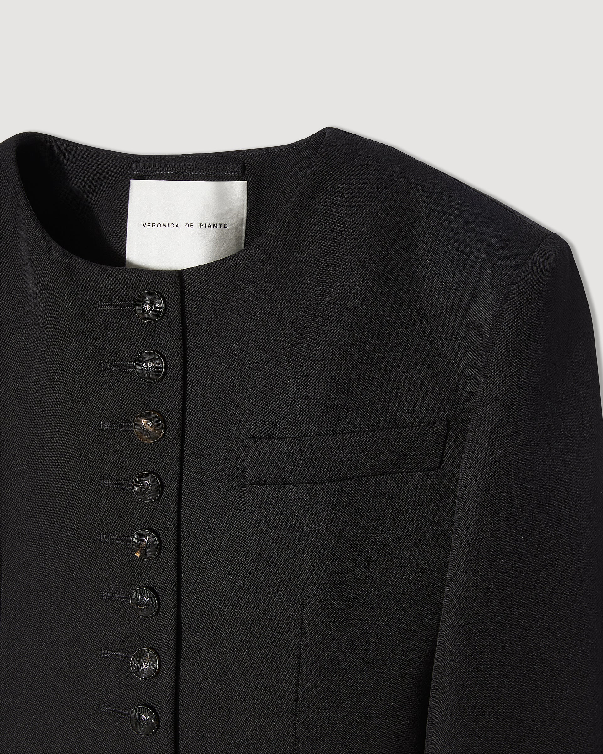 Maeve Jacket in Wool, Black