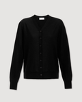 Katie Cardigan in Merino Wool, Black