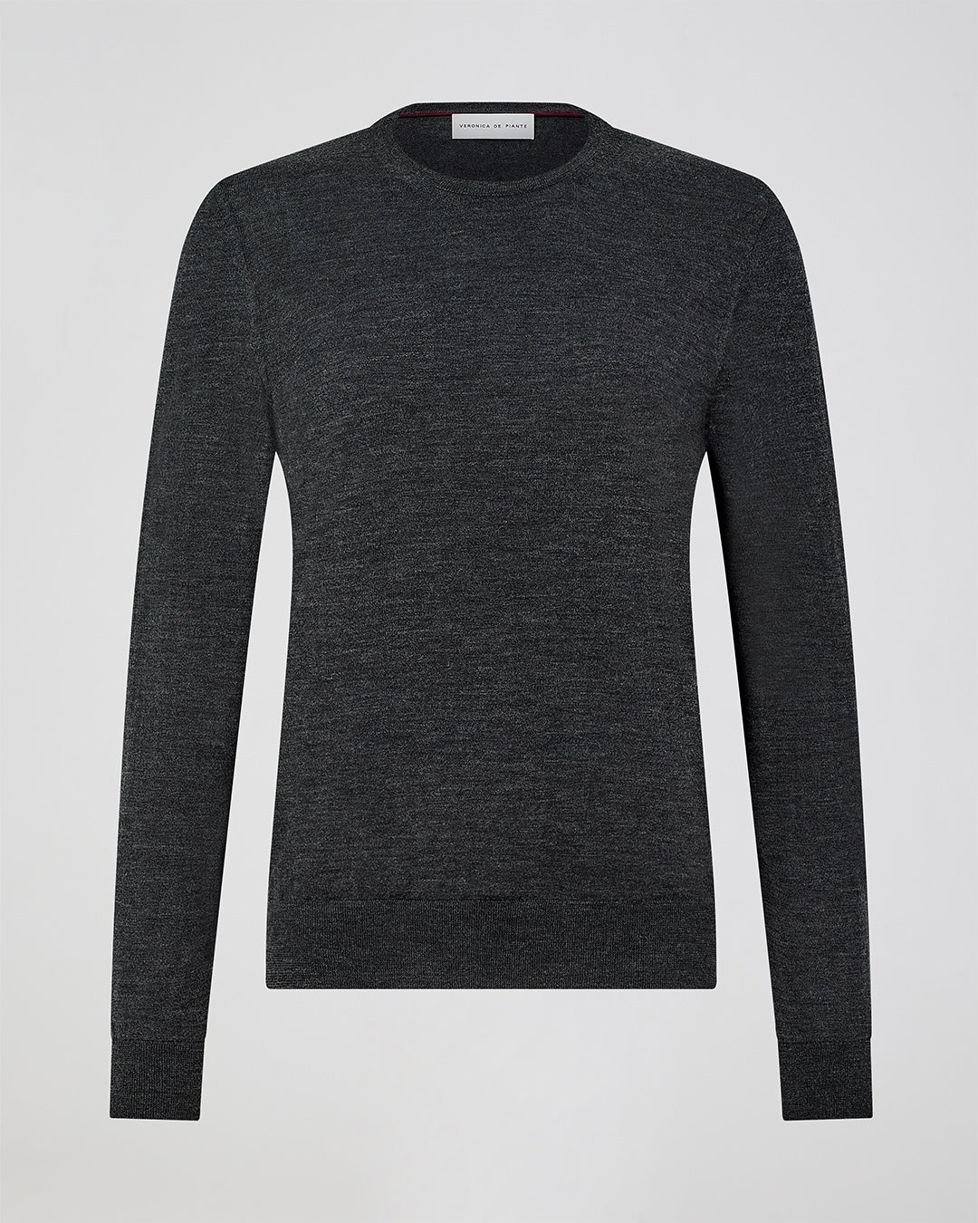 Rae Sweater In Merino Wool, Charcoal