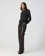 Rae Sweater In Merino Wool, Charcoal