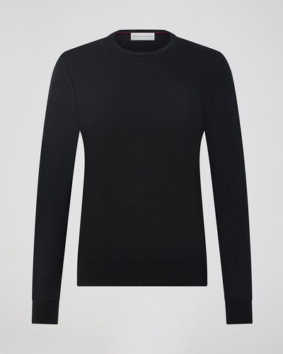 Rae Sweater In Merino Wool, Black