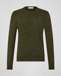Rae Sweater In Merino Wool, Olive