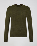 Rae Sweater In Merino Wool, Olive