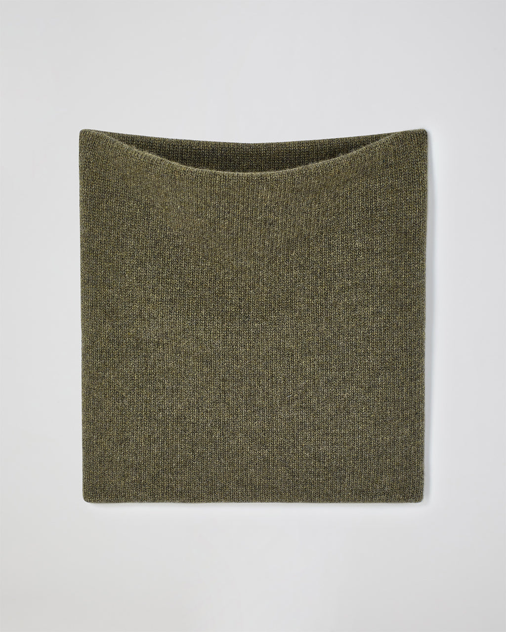 Fleur Snood In Wool Cashmere, Olive