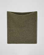 Fleur Snood In Wool Cashmere, Olive