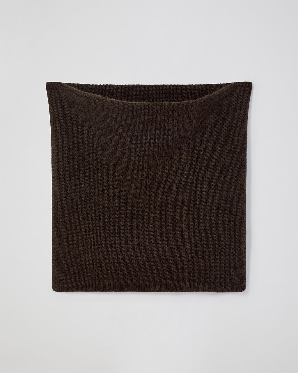 Fleur Snood In Wool Cashmere, Chocolate