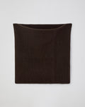 Fleur Snood In Wool Cashmere, Chocolate