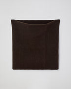 Fleur Snood In Wool Cashmere, Chocolate